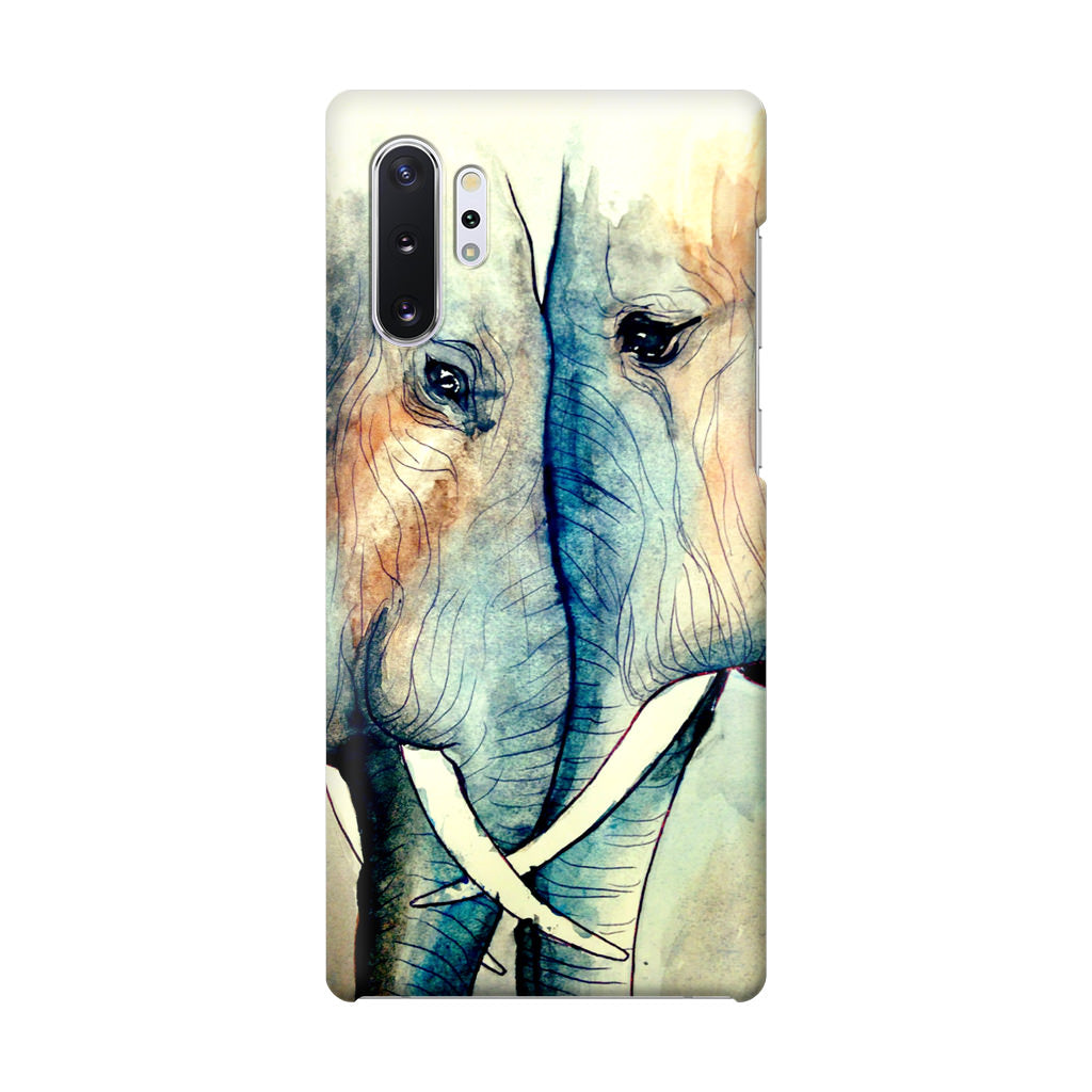 Elephants Sadness Galaxy Note 10 Plus Case