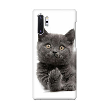 Finger British Shorthair Cat Galaxy Note 10 Plus Case