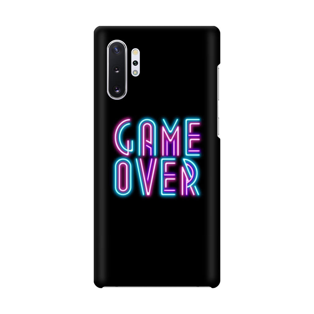 Game Over Neon Galaxy Note 10 Plus Case