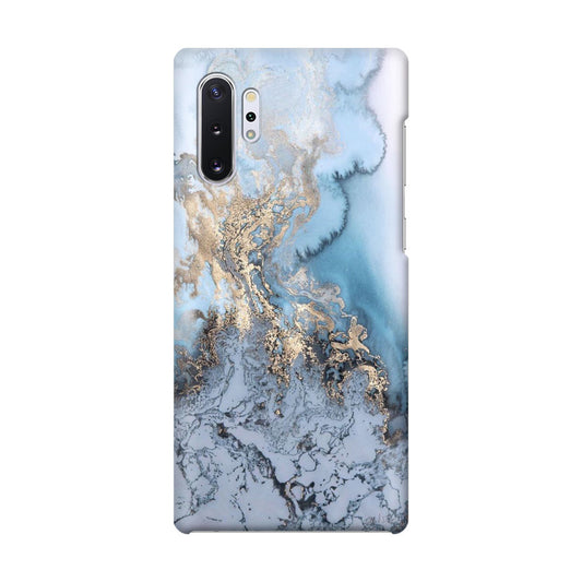 Golden Azure Marble Galaxy Note 10 Plus Case