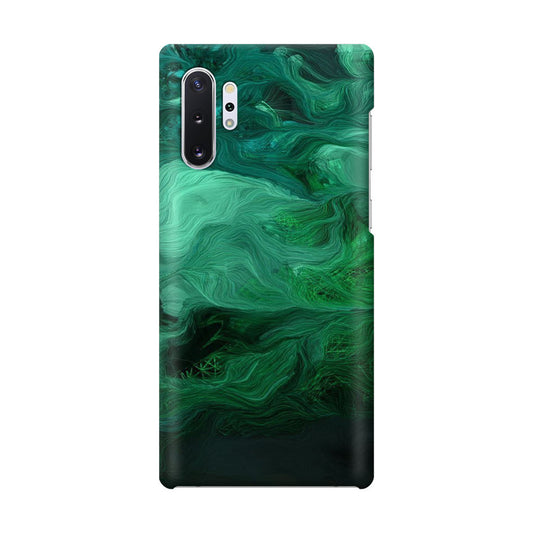 Green Abstract Art Galaxy Note 10 Plus Case