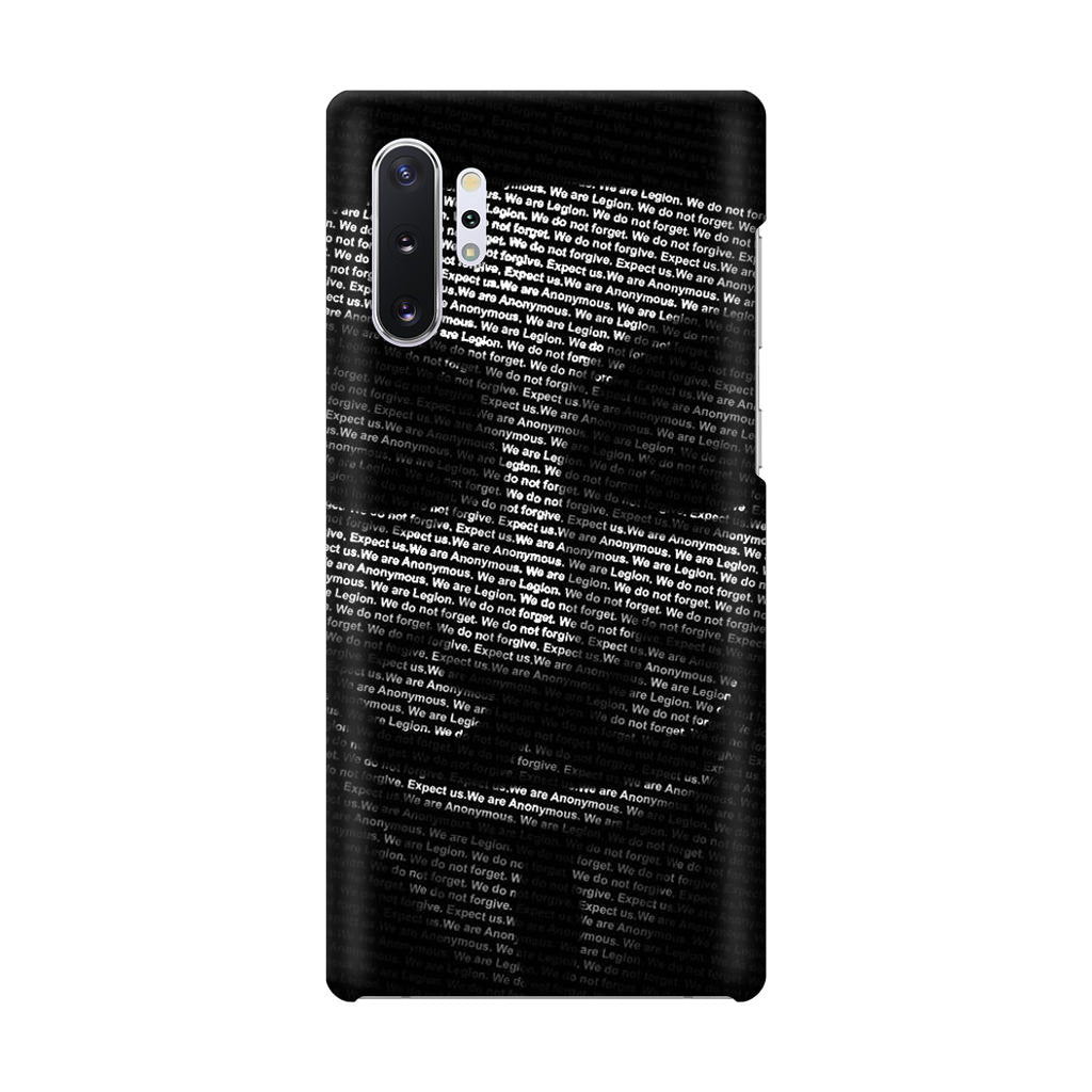 Guy Fawkes Mask Anonymous Galaxy Note 10 Plus Case