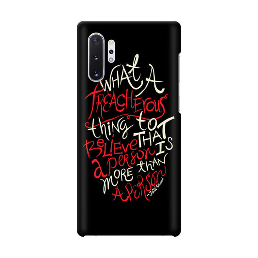 John Green Quotes More Than A Person Galaxy Note 10 Plus Case