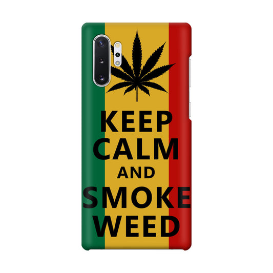 Keep Calm And Smoke Weed Galaxy Note 10 Plus Case