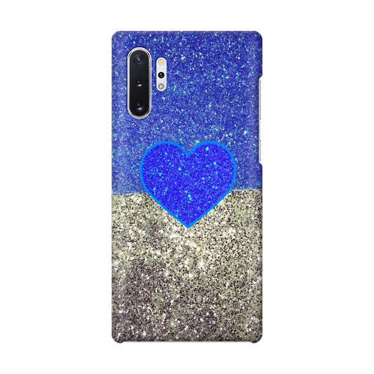 Love Glitter Blue and Grey Galaxy Note 10 Plus Case