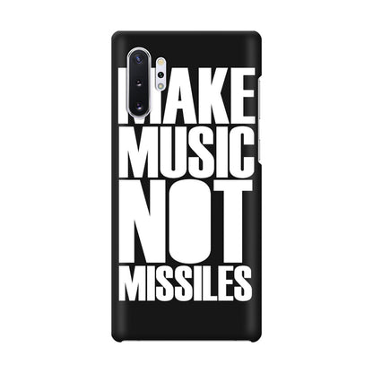 Make Music Not Missiles Galaxy Note 10 Plus Case