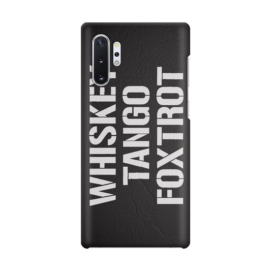 Military Signal Code Galaxy Note 10 Plus Case