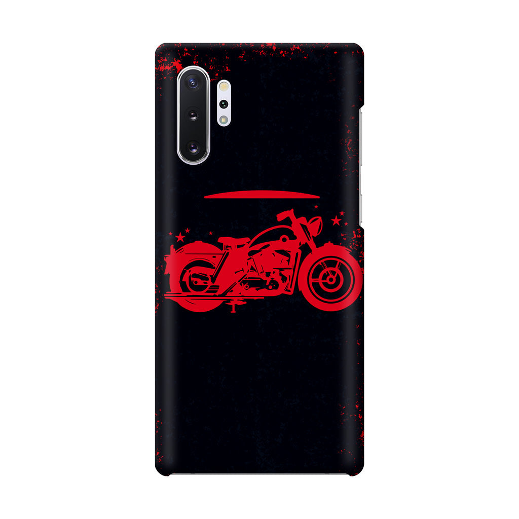 Motorcycle Red Art Galaxy Note 10 Plus Case