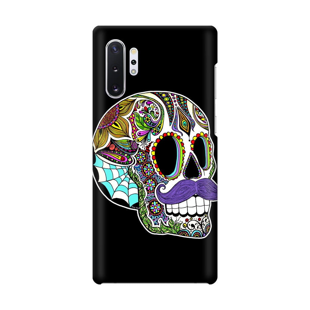 Mustache Sugar Skull Galaxy Note 10 Plus Case