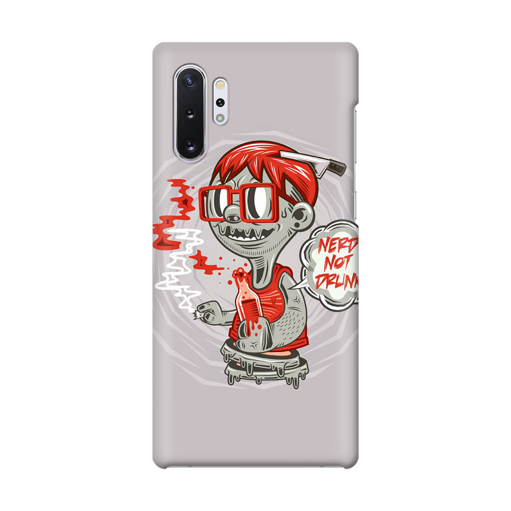 Nerd Not Drunk Zombie Galaxy Note 10 Plus Case