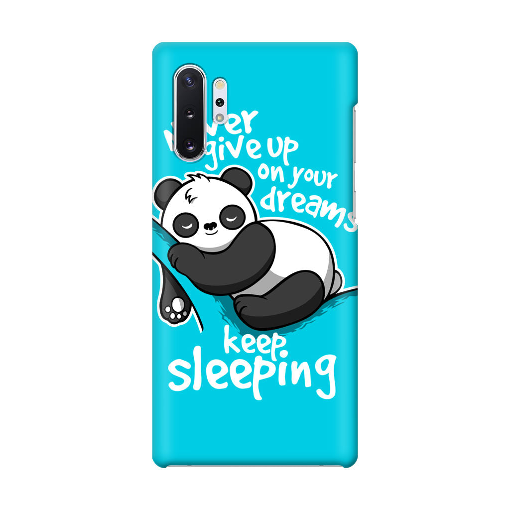 Panda Keep Sleeping Galaxy Note 10 Plus Case