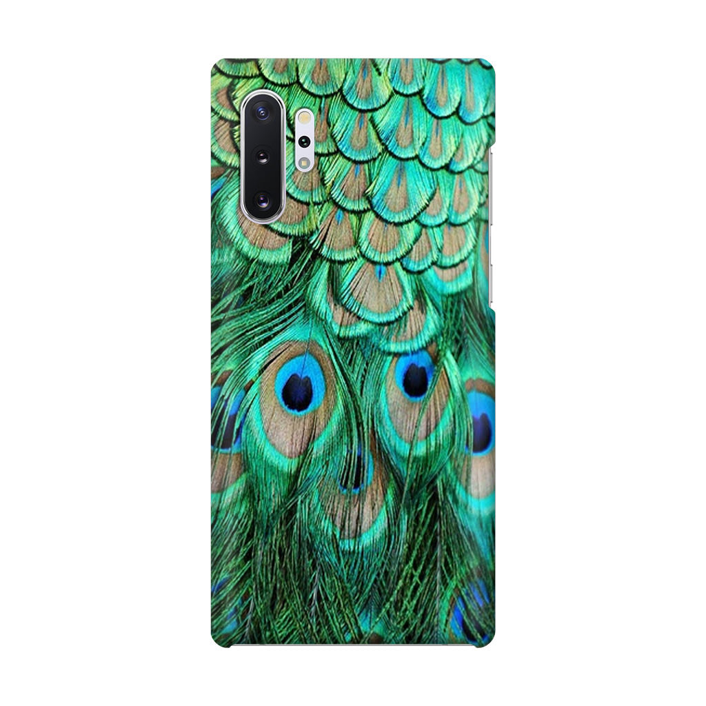 Peacock Feather Galaxy Note 10 Plus Case