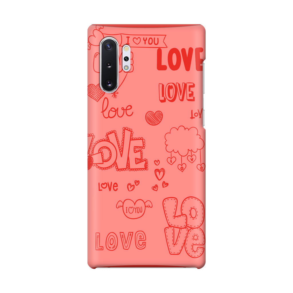 Pink Lover Galaxy Note 10 Plus Case