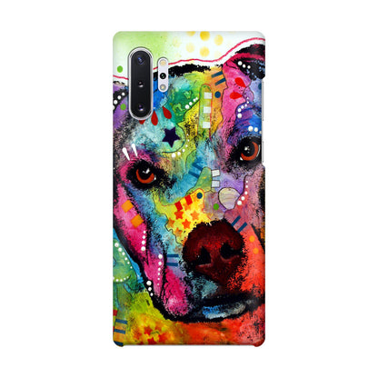 Pitbull Love Painting Galaxy Note 10 Plus Case