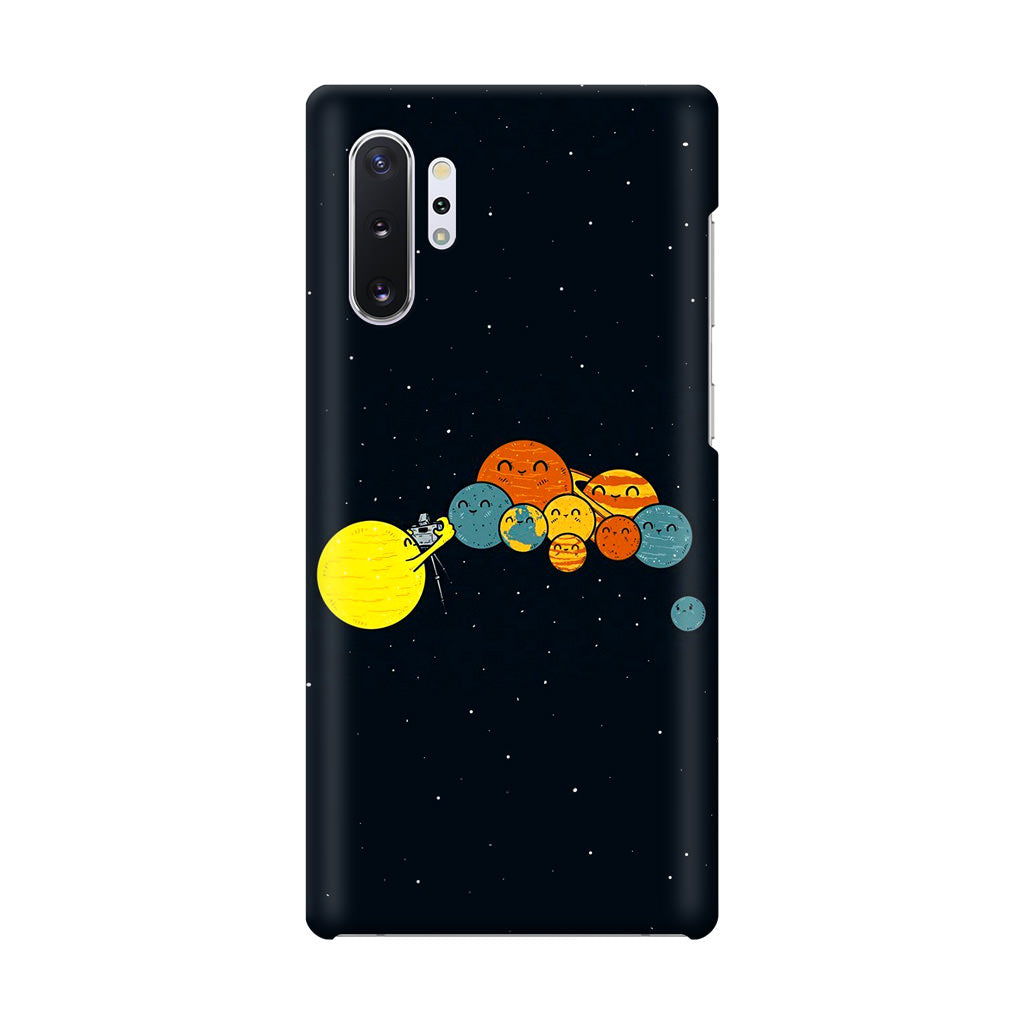 Planet Cute Illustration Galaxy Note 10 Plus Case