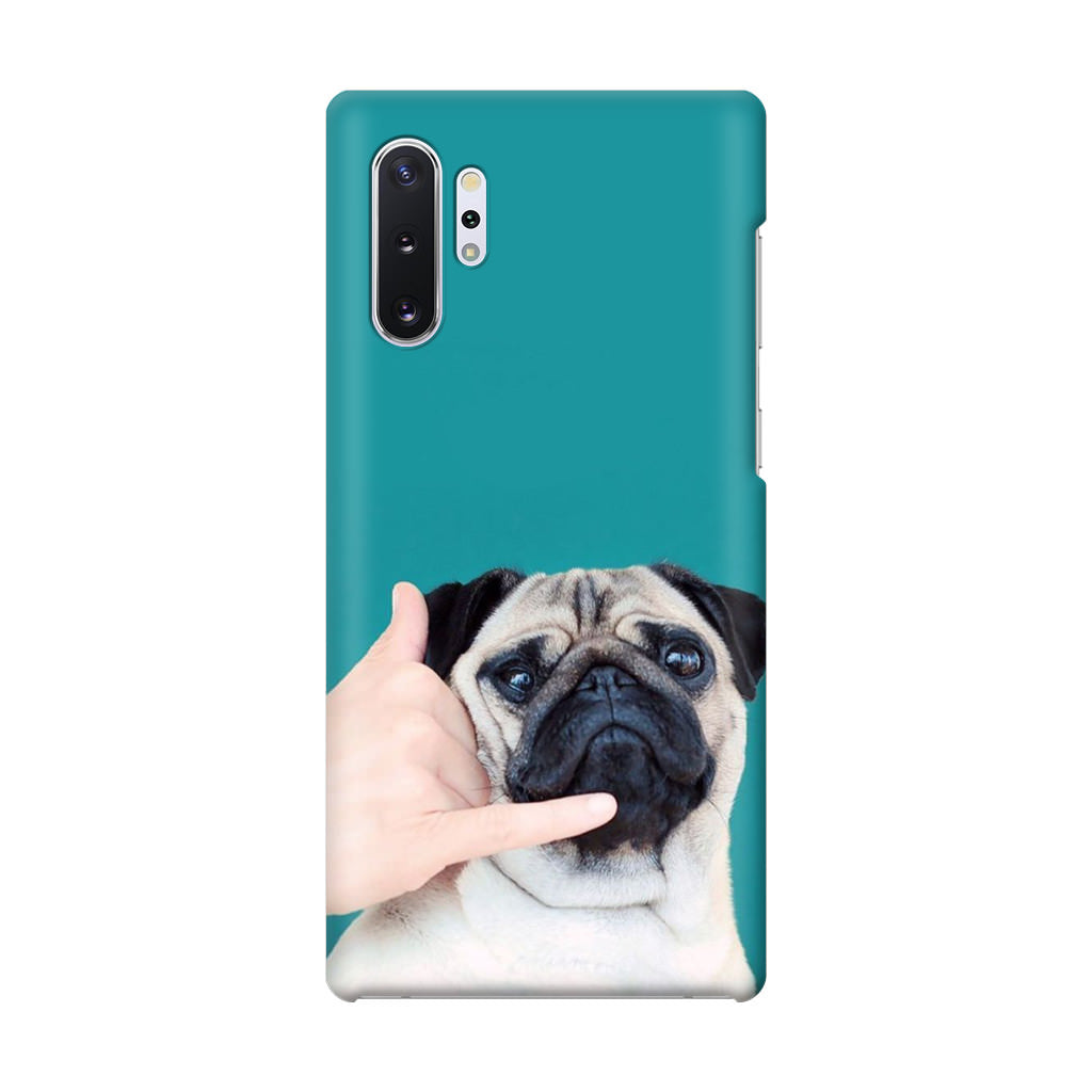 Pug is on the Phone Galaxy Note 10 Plus Case