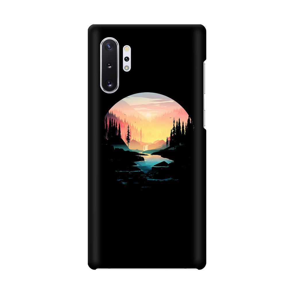 River Path at Dusk Galaxy Note 10 Plus Case