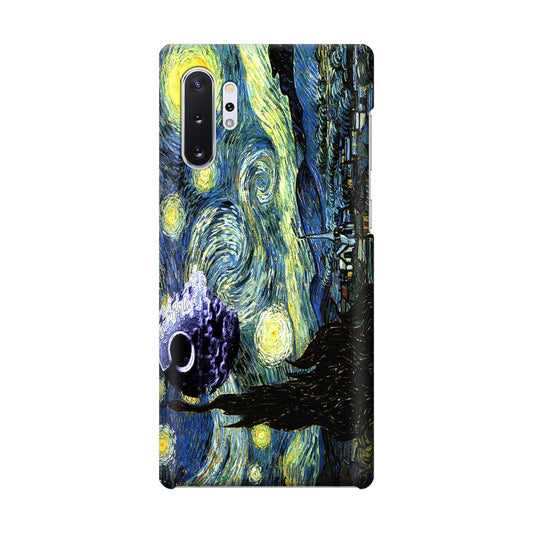 Skellington on a Starry Night Galaxy Note 10 Plus Case