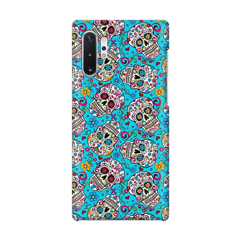 Skull Floral Sugar Galaxy Note 10 Plus Case