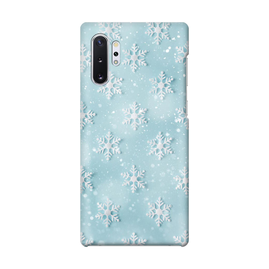 Snowflakes Pattern Galaxy Note 10 Plus Case