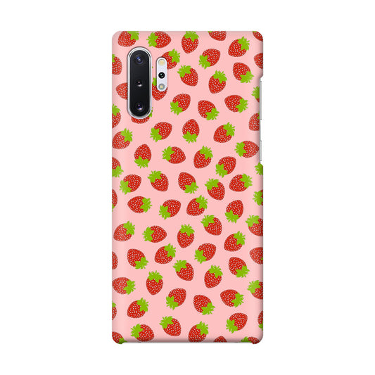 Strawberries Pattern Galaxy Note 10 Plus Case