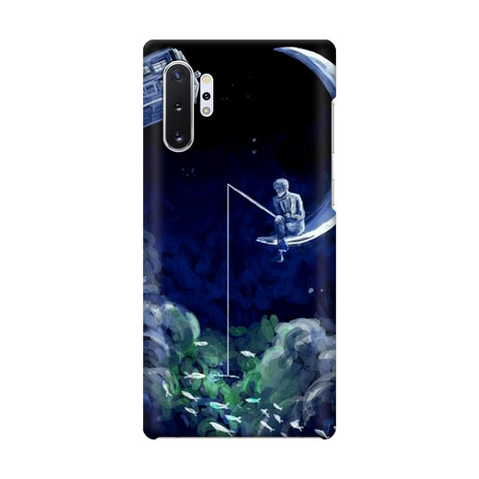 Tardis Walking To The Moon Galaxy Note 10 Plus Case