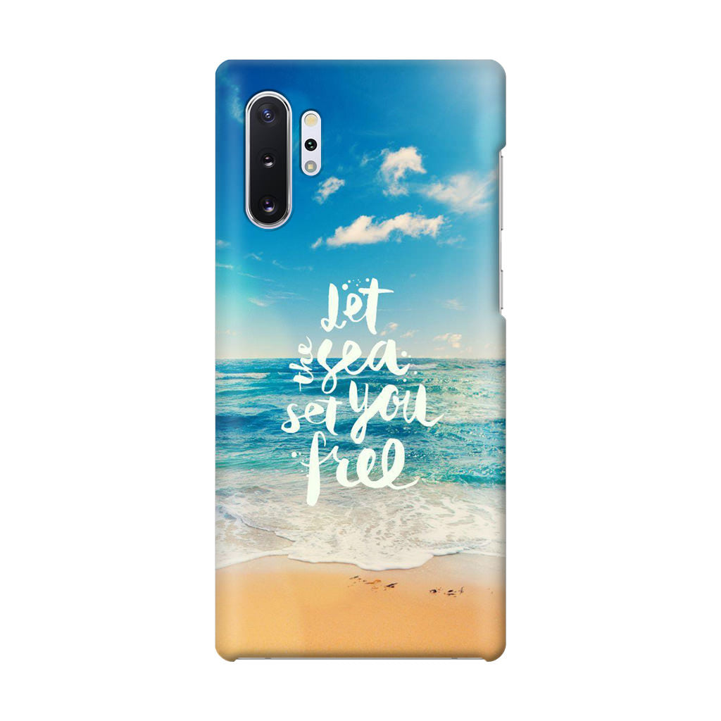 The Sea Set You Free Galaxy Note 10 Plus Case