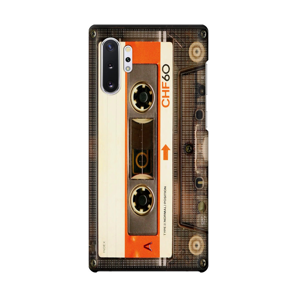 Vintage Audio Cassette Galaxy Note 10 Plus Case