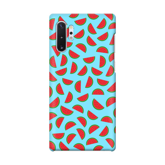 Watermelon Fruit Pattern Blue Galaxy Note 10 Plus Case