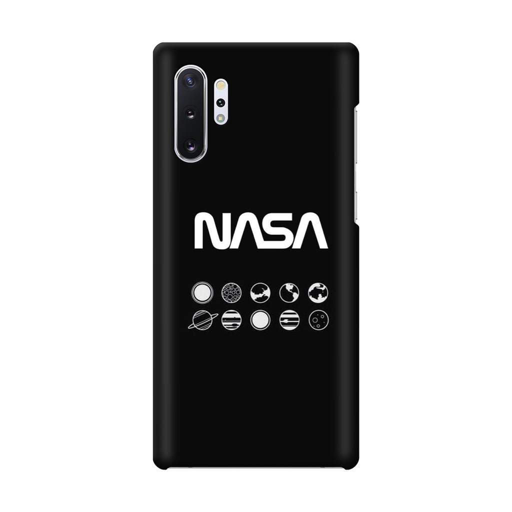 NASA Minimalist Galaxy Note 10 Plus Case