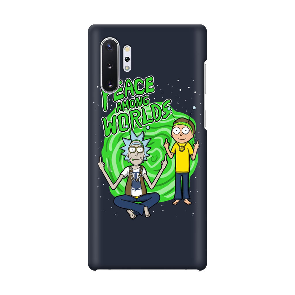 Rick And Morty Peace Among Worlds Galaxy Note 10 Plus Case