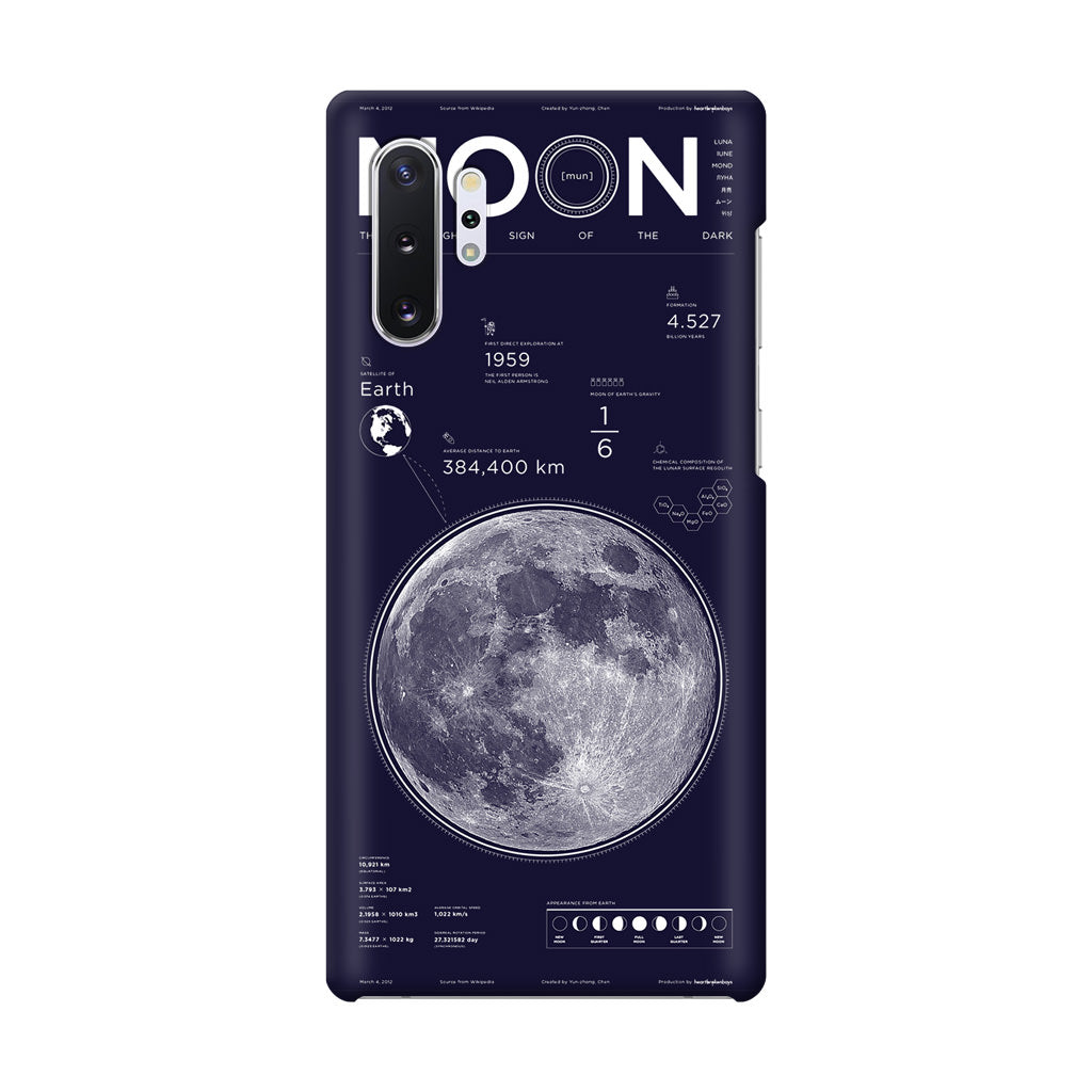The Moon Galaxy Note 10 Plus Case