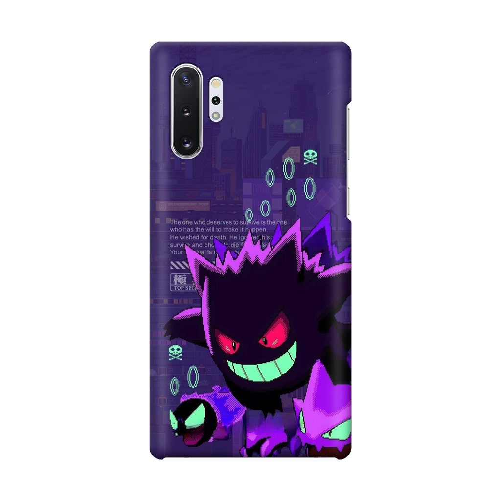 Gengar Pixel Art Galaxy Note 10 Plus Case