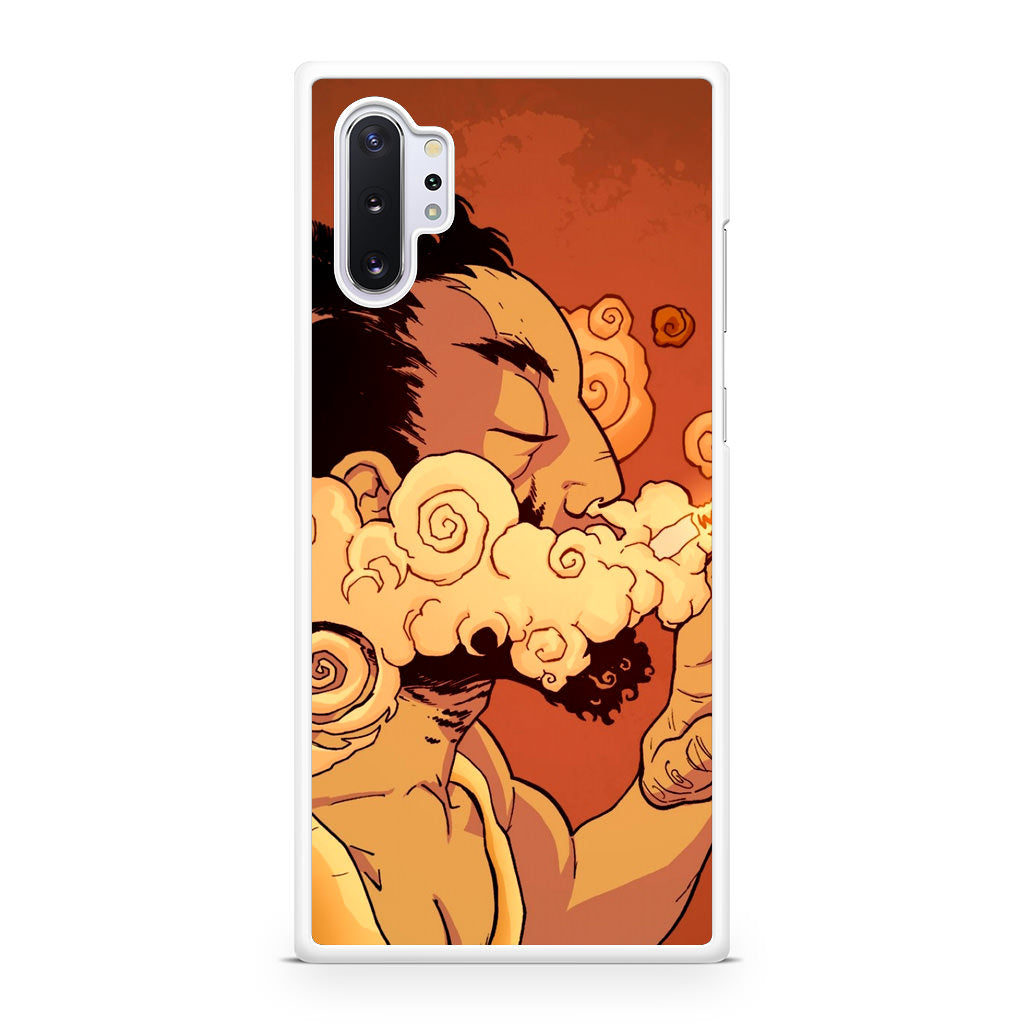 Artistic Psychedelic Smoke Galaxy Note 10 Plus Case