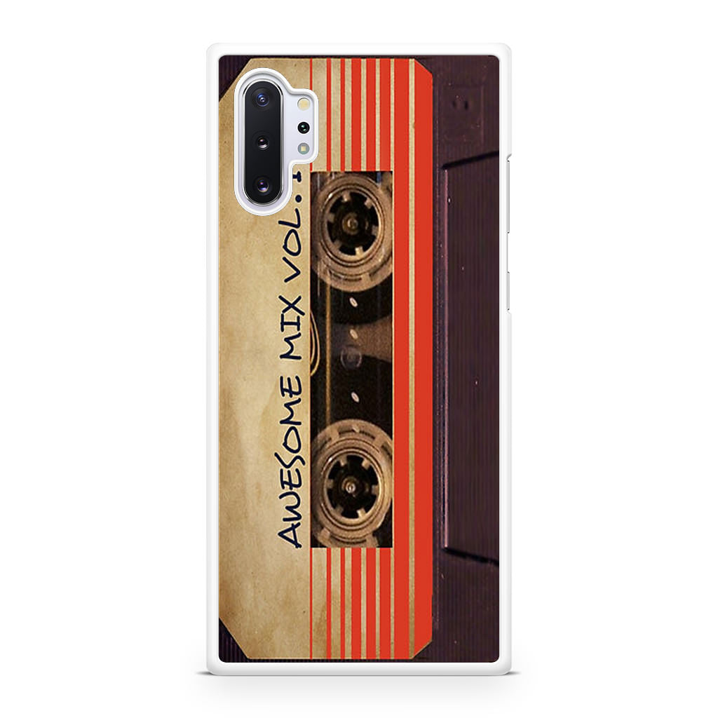 Awesome Mix Vol 1 Cassette Galaxy Note 10 Plus Case