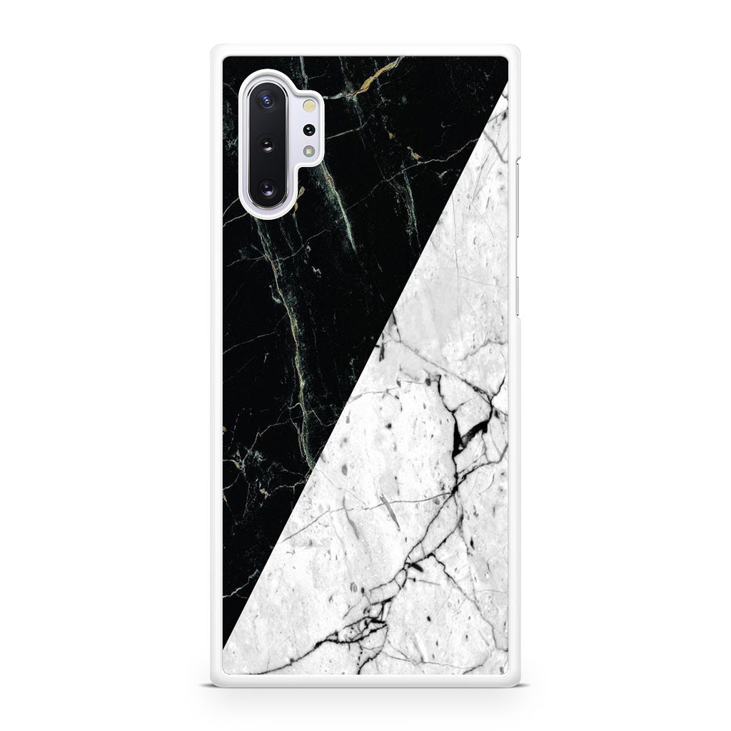 B&W Marble Galaxy Note 10 Plus Case