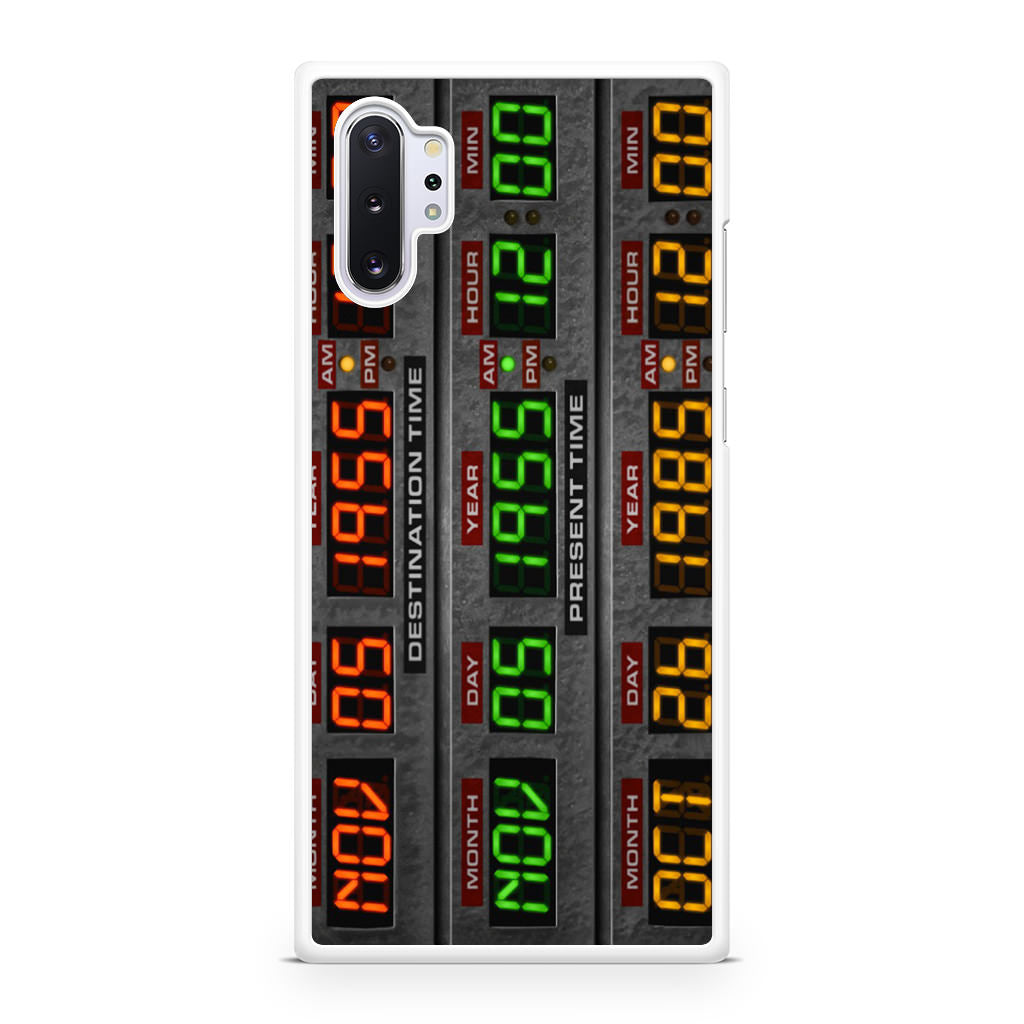 Back To The Future Time Circuits Galaxy Note 10 Plus Case