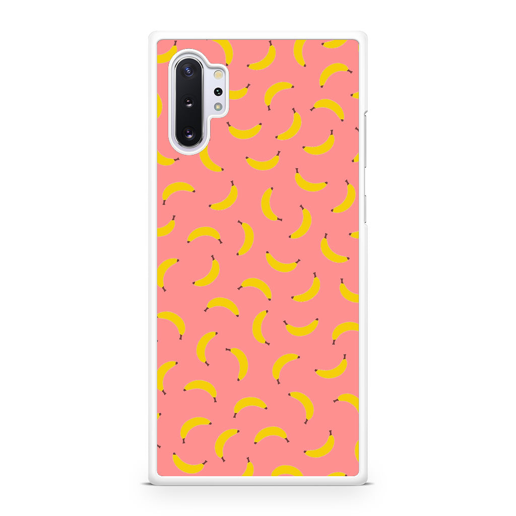 Bananas Fruit Pattern Pink Galaxy Note 10 Plus Case