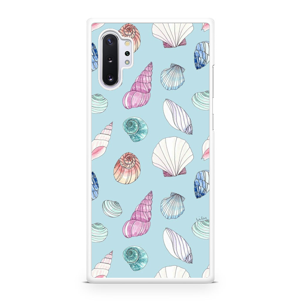 Beach Shells Pattern Galaxy Note 10 Plus Case