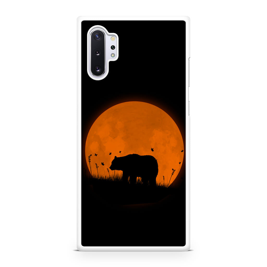 Bear Silhouette Galaxy Note 10 Plus Case