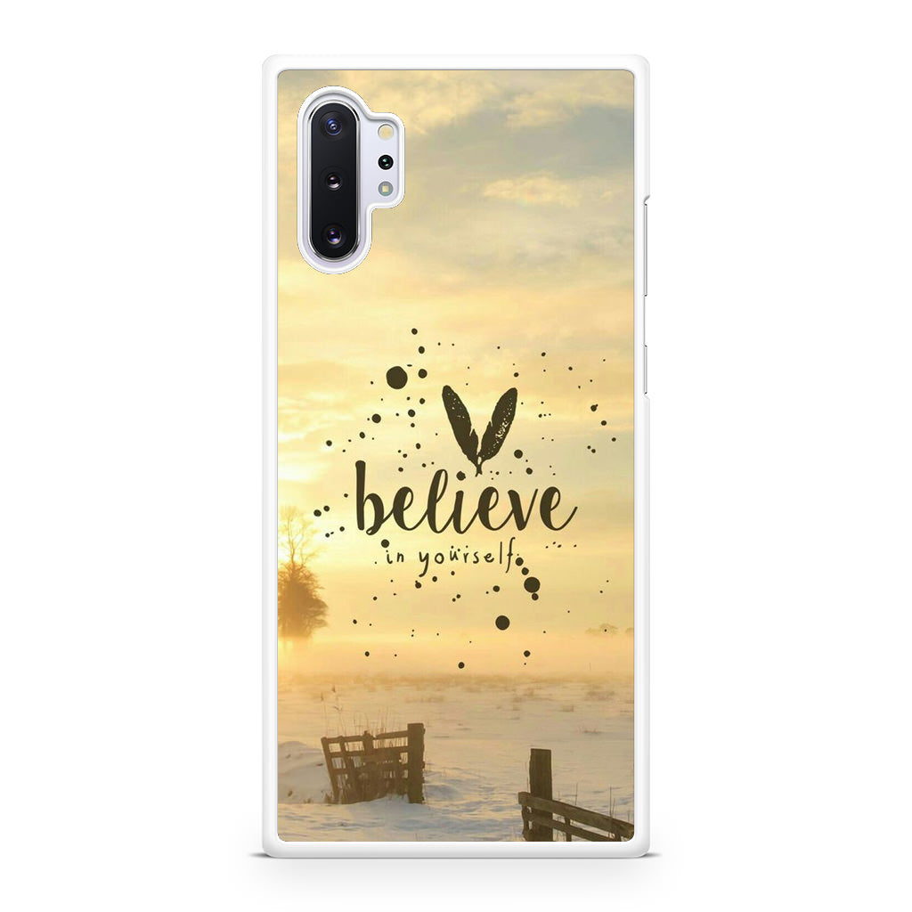 Believe in Yourself Galaxy Note 10 Plus Case