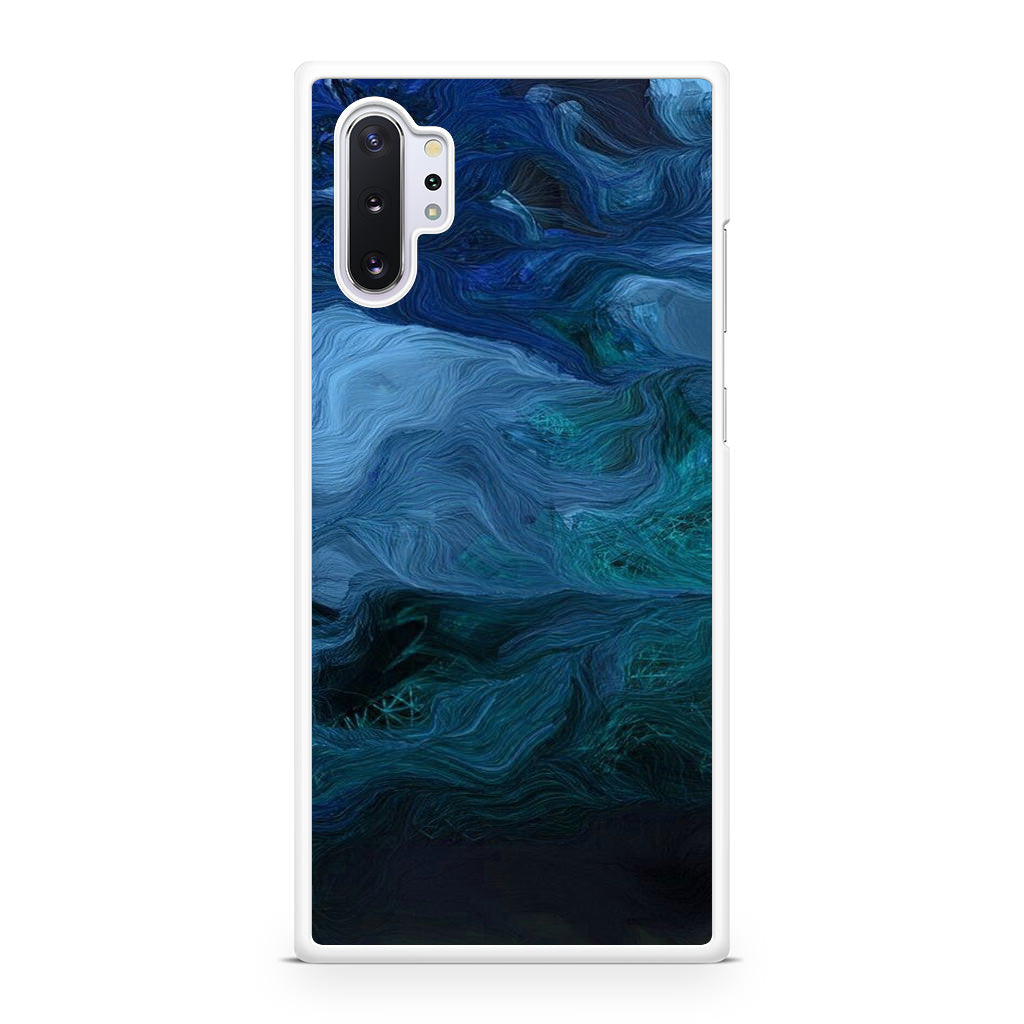 Blue Abstract Art Galaxy Note 10 Plus Case