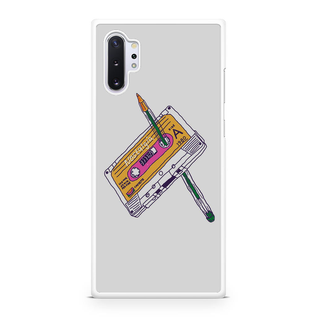 Cassete Tape Old Galaxy Note 10 Plus Case