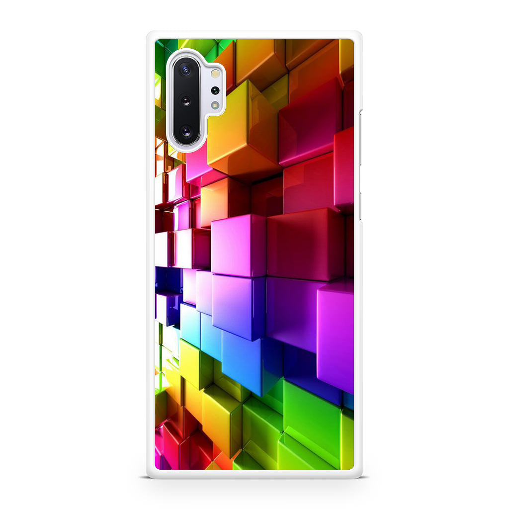 Colorful Cubes Galaxy Note 10 Plus Case