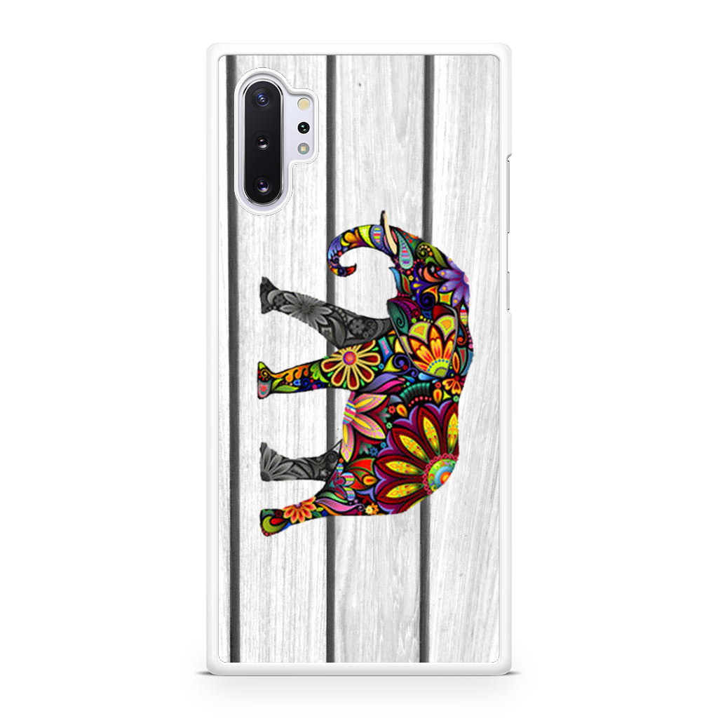 Colorful Elephant Flower Galaxy Note 10 Plus Case