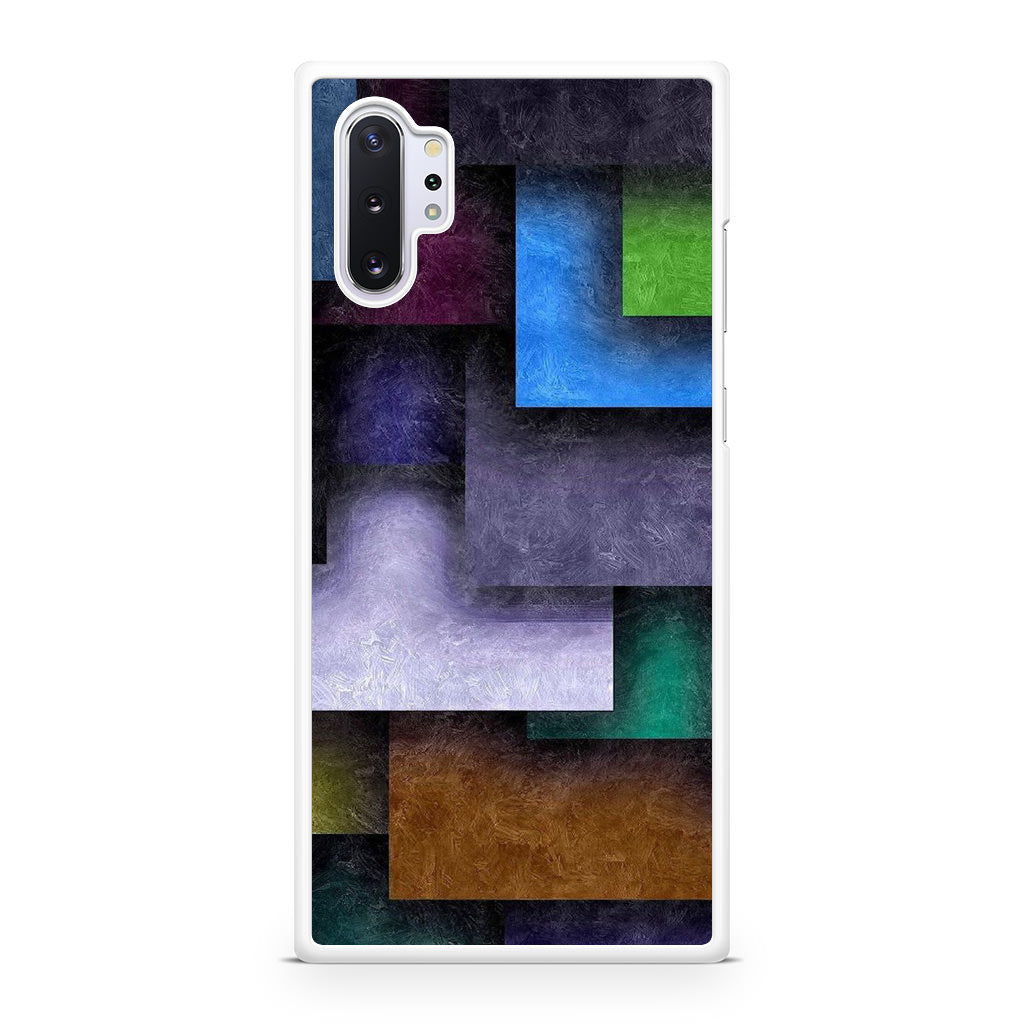 Colorful Rectangel Art Galaxy Note 10 Plus Case