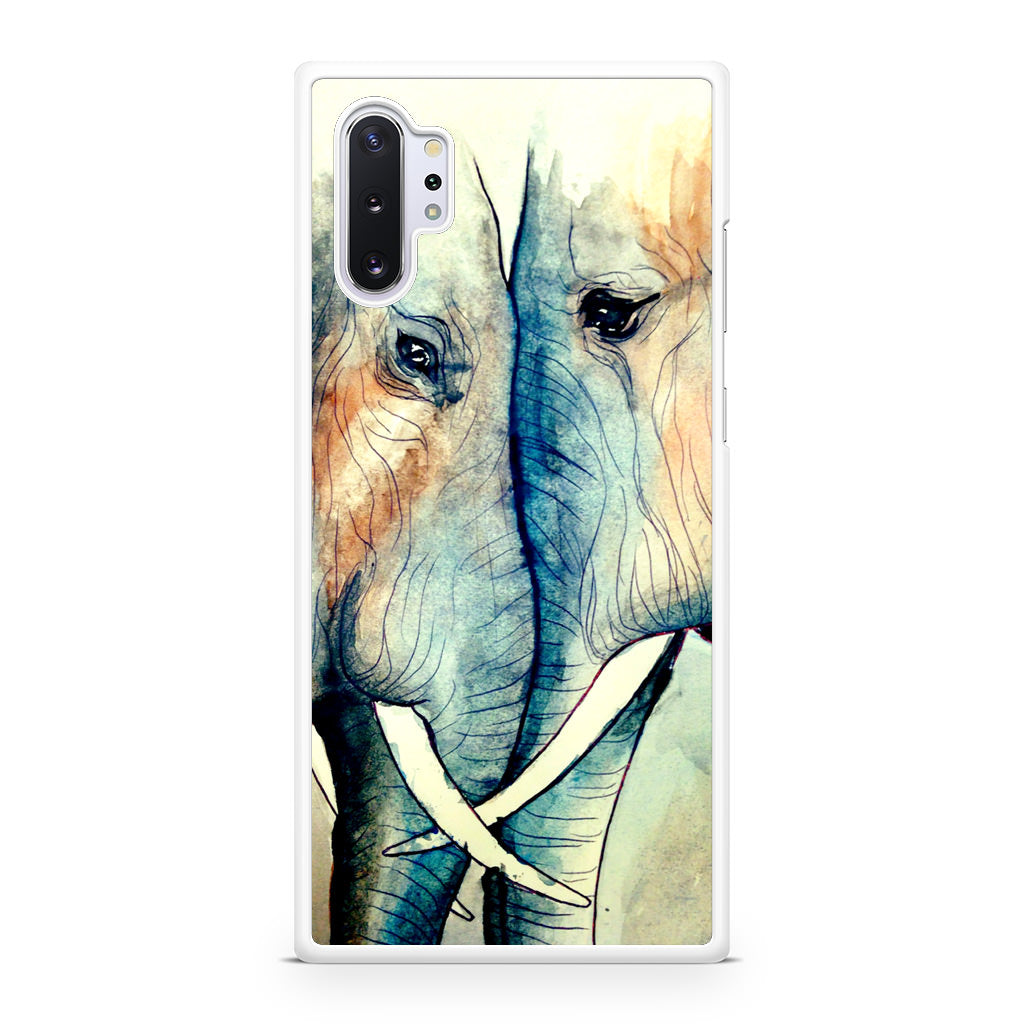 Elephants Sadness Galaxy Note 10 Plus Case