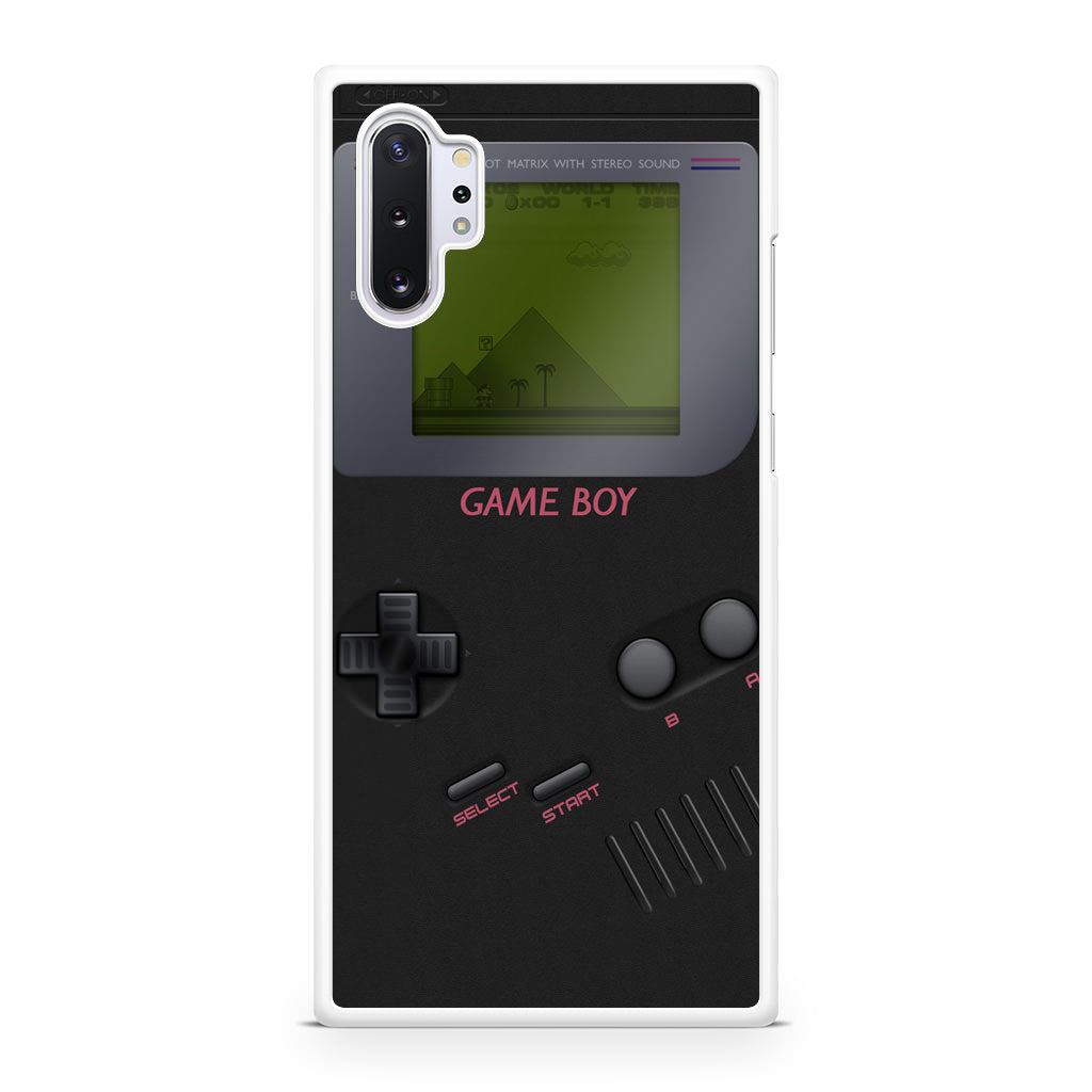 Game Boy Black Model Galaxy Note 10 Plus Case