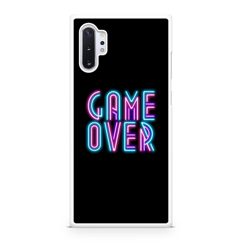 Game Over Neon Galaxy Note 10 Plus Case