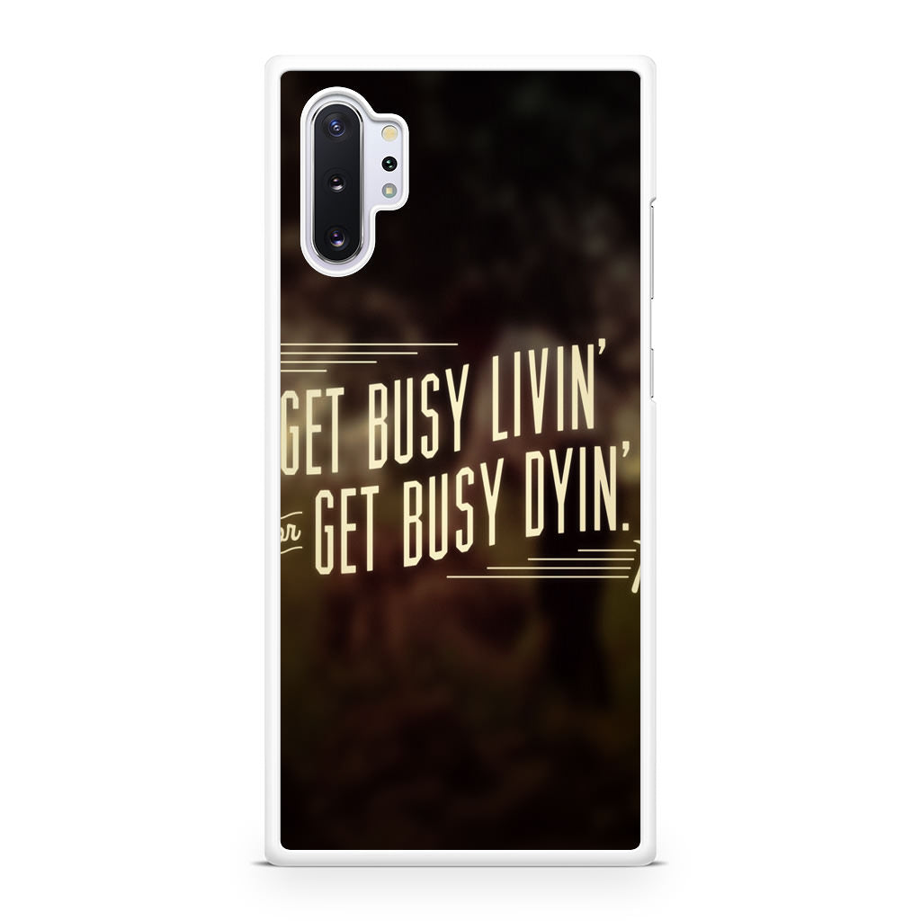 Get Living or Get Dying Galaxy Note 10 Plus Case